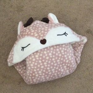 HUNKEMOLLER Deer Snuggle Throw